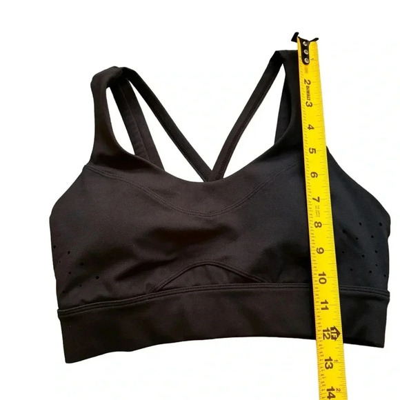 Zella Black Sports Bra Padded Support Athletic Small - Picture 3 of 6